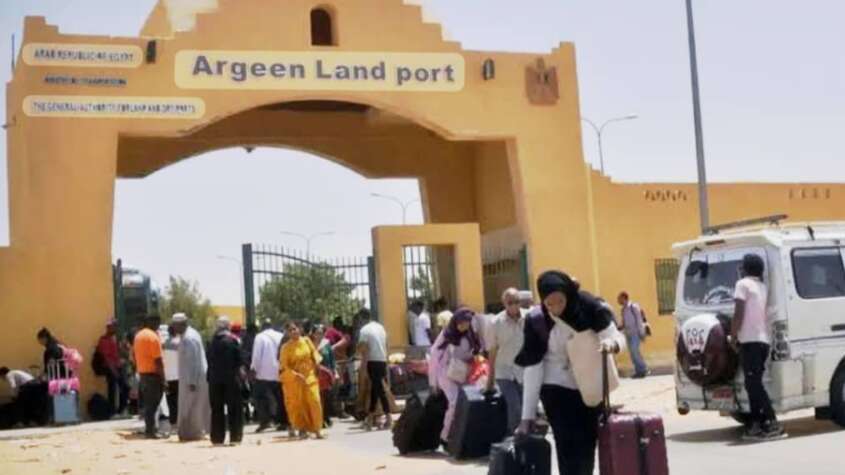 عودة (٣٦٤) الف سوداني من مصر خلال شهر عودة (٣٦٤) الف سوداني من مصر خلال شهر