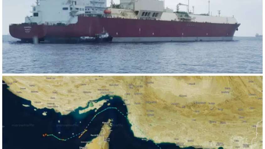 ناقلة غاز قطرية تعبر مضيق هرمز للمرة الأولى منذ اندلاع الحرب