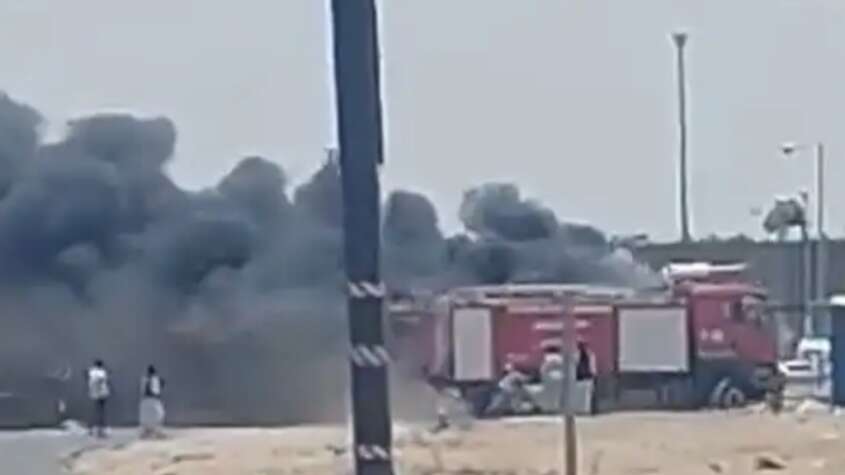 حريق في مطار بورتسودان بعد ساعات من مغادرة د. كامل ادريس للمطار عقب عودته من لندن